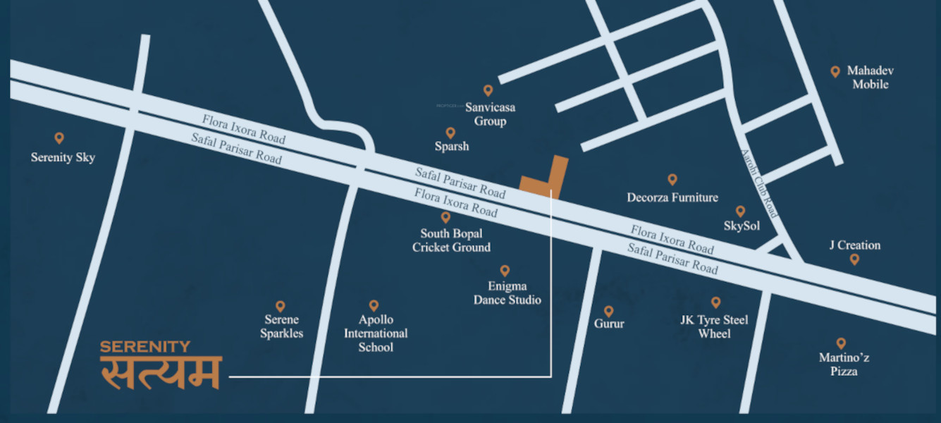 Serenity Satyam Floor plan